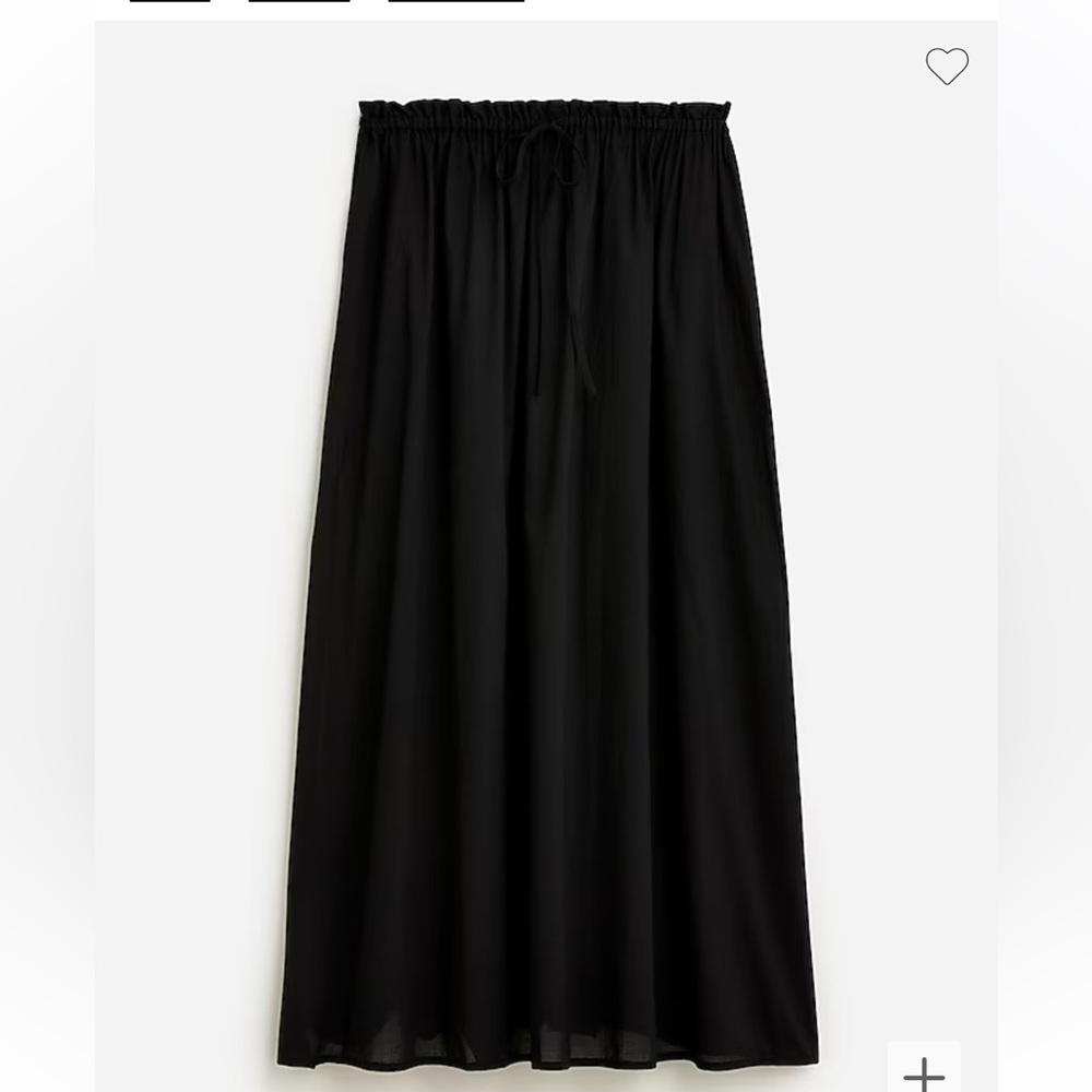 J. Crew • Cotton Voile Maxi Skirt